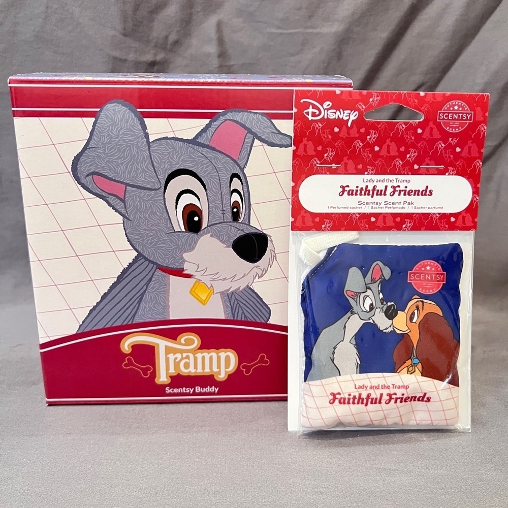 Tramp Scentsy Buddy New in box.